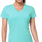 5-Pack Women'S Short Sleeve Dry Fit T-Shirt Moisture Wicking Athletic V-Neck Tee
