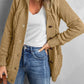 Hooded Cardigan Sweaters for Women Long Sleeve Button down Knit Sweater Coat Outwear with Pockets