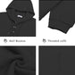 Half Boutton Womens Hoodies Drawstring Hooded Sweatshirts for Woman with Pocket