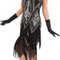 Women'S 1920S Flapper Dress Vintage Swing Fringed Gatsby Roaring 20S Dress