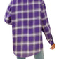 Plaid Flannel Shirts for Women Oversized Long Sleeve Button down Shirts Blouses Tops