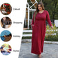 Women'S plus Size Maxi Dresses for Curvy Women Casual Long Dress XL-6XL