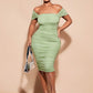 SHEIN BAE plus Size St Patrick Green Outfit Green Dress Spring Break Cheap Summer Spring Dress Pastel Dress Beach Women Dresses Long Beach Summer Dress,Birthday Dresses for Women