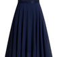 Women'S Formal Retro Lace Style Bridesmaid Maxi Dress (Medium, A-Navy Blue)